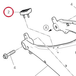 Tampon droit 86613271B — réf. 86613271B | Ducati Store