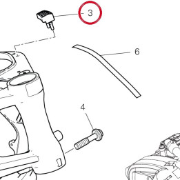 Tampon gauche 86613261B — réf. 86613261B | Ducati Store