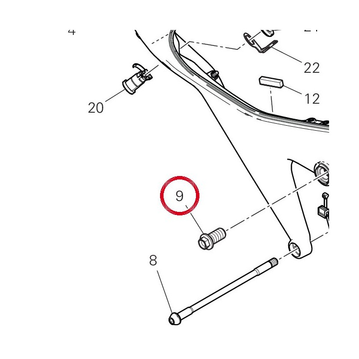 Vis special 77918301AB — réf. 77918301AB | Ducati Store