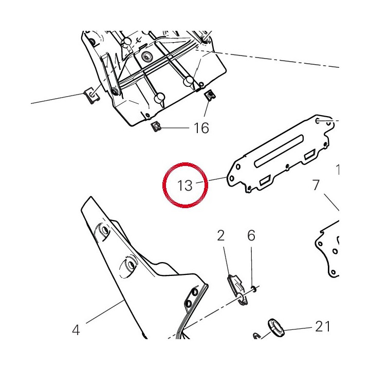 Traverse 8301I981BA — réf. 8301I981BA | Ducati Store