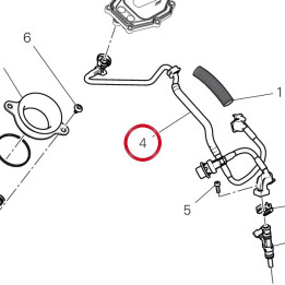 Tour/Parcours tuyaux — réf. 59018861C | Ducati Store