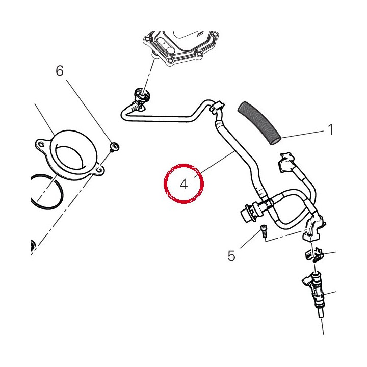 Tour/Parcours tuyaux — réf. 59018861C | Ducati Store
