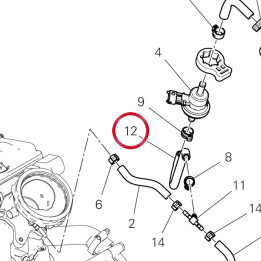 Tuyau 93511051A — réf. 93511051A | Ducati Store