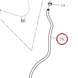 Tuyau drainage 59017821A — réf. 59017821A | Ducati Store
