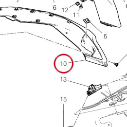 Bande réservoir gauche — réf. 4801C273A | Ducati Store