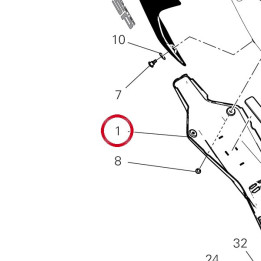 Cache Dessous-De-Corps — réf. 48217001A | Ducati Store