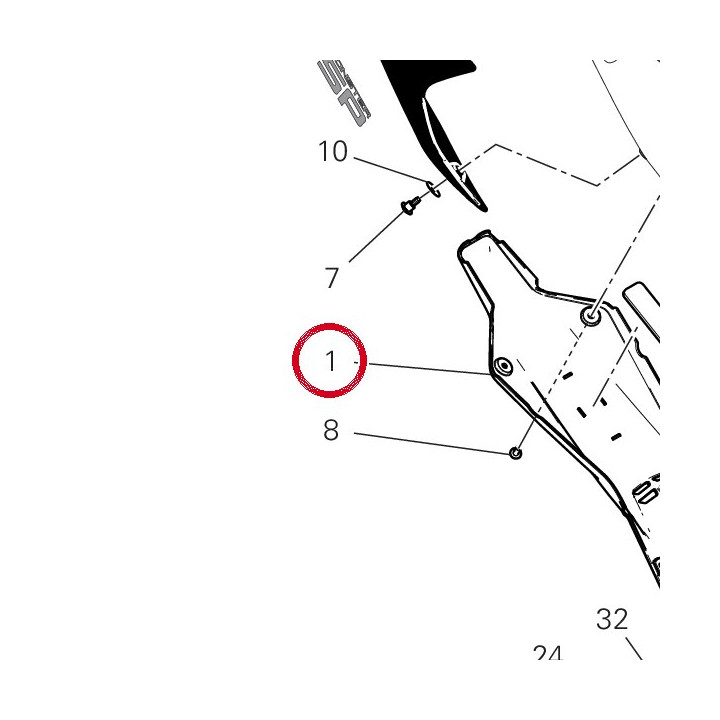 Cache Dessous-De-Corps — réf. 48217001A | Ducati Store