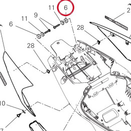 Entretoise 71616031AA — réf. 71616031AA | Ducati Store