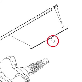 Tige de commande embrayage — réf. 11723691B | Ducati Store