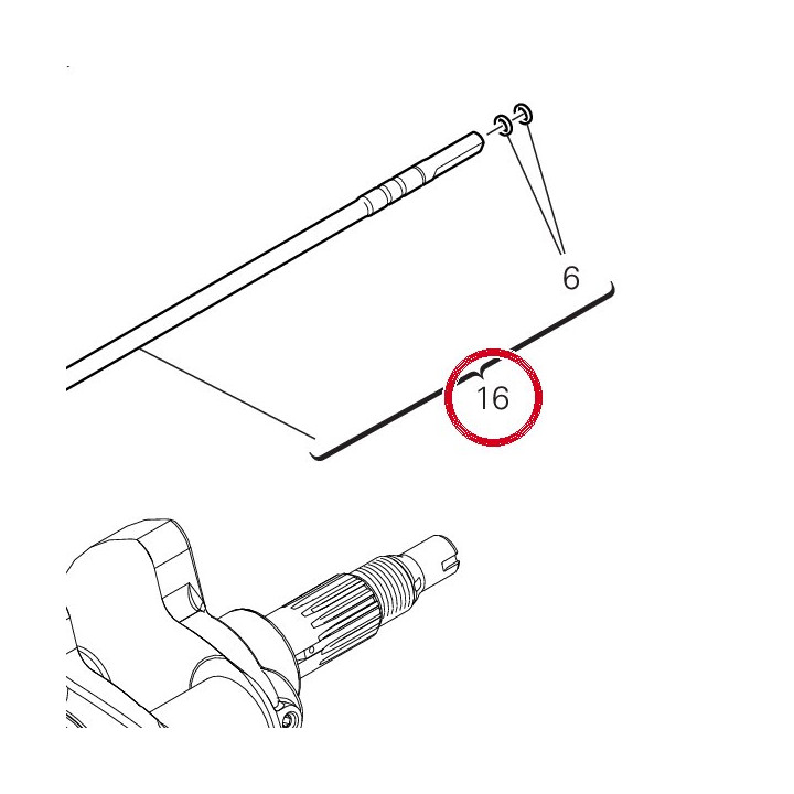 Tige de commande embrayage — réf. 11723691B | Ducati Store