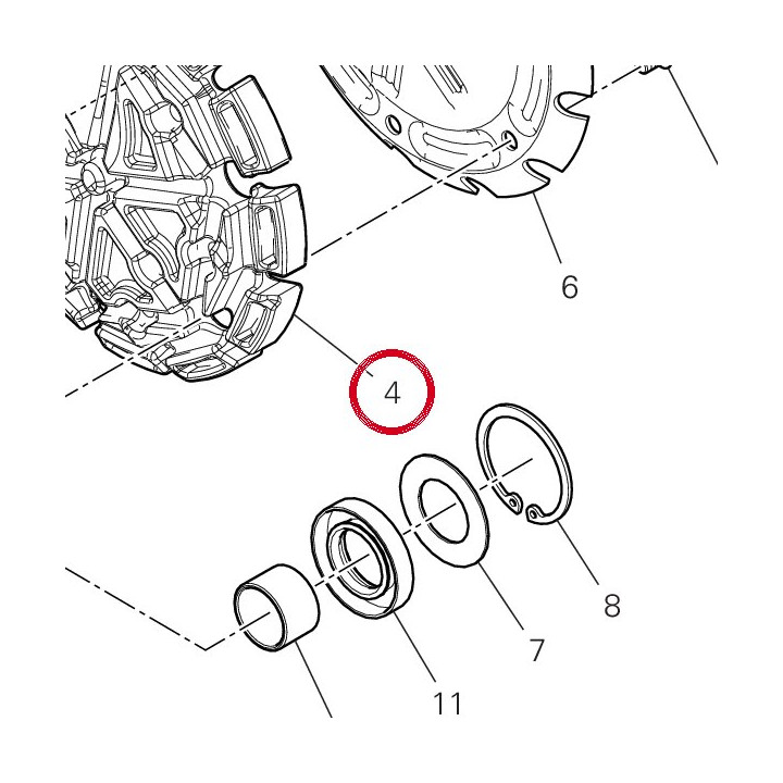 Panneau insonorisant — réf. 48612911A | Ducati Store