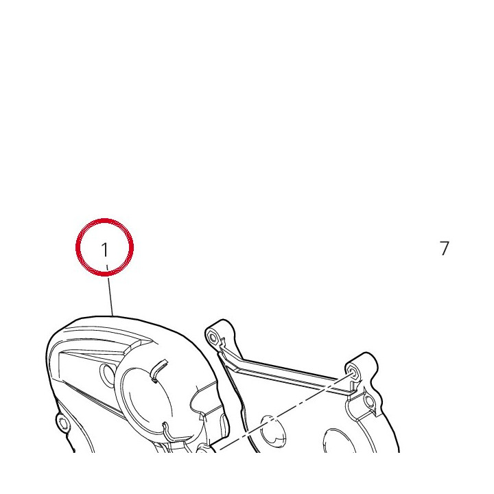 Couvercle extérieur — réf. 24511862A | Ducati Store
