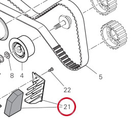 Support filtre 24521071A — réf. 24521071A | Ducati Store