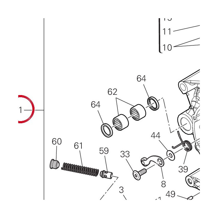 Paire Demi-Carters complets — réf. 225P0061E | Ducati Store
