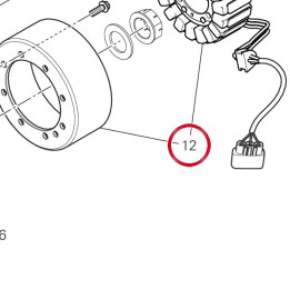 Alternateur denso 26420501B — réf. 26420501B | Ducati Store