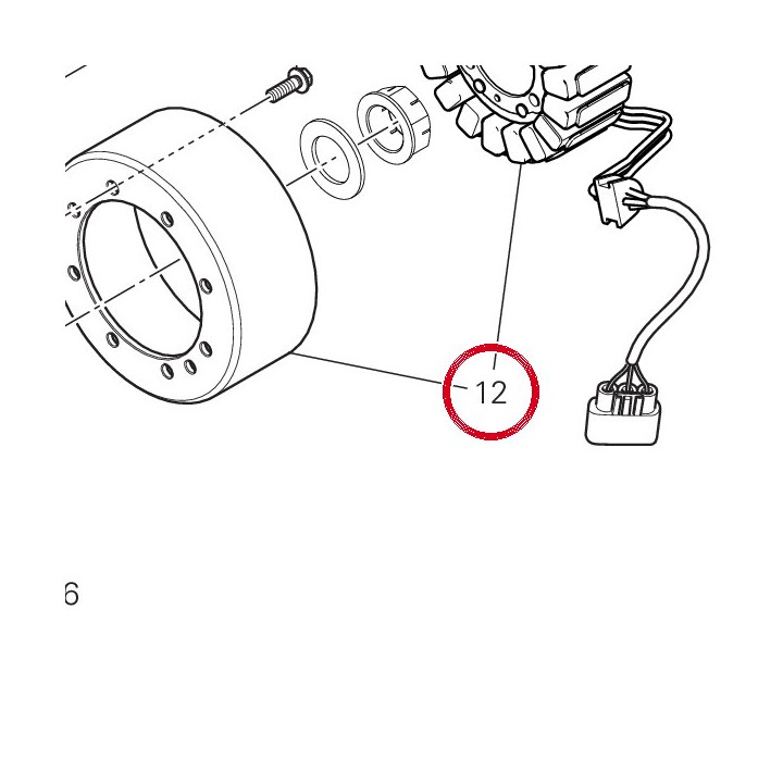 Alternateur denso 26420501B — réf. 26420501B | Ducati Store