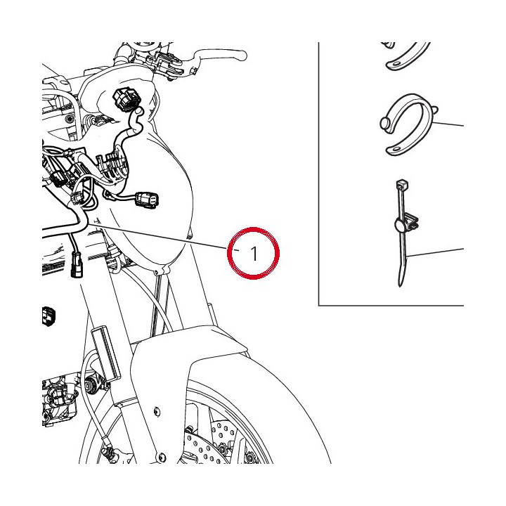 C╢blage principal 5101H921F — réf. 5101H921F | Ducati Store