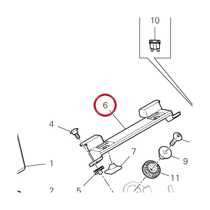 Support batterie 8301L091C — réf. 8301L091C | Ducati Store