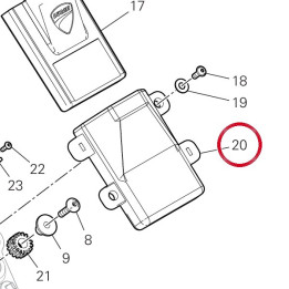 Support 86613122A — réf. 86613122A | Ducati Store