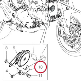 Equerre 8301L121BA — réf. 8301L121BA | Ducati Store