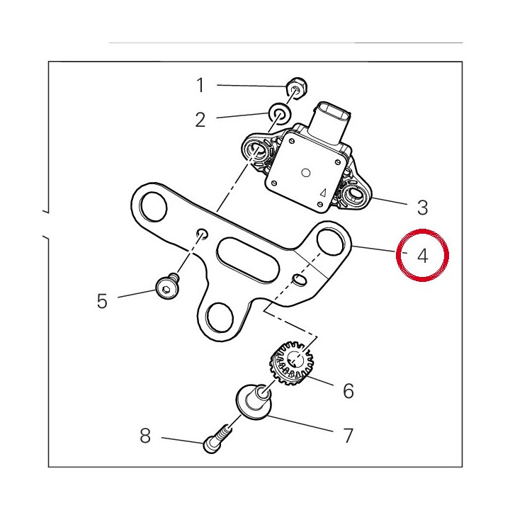 Equerre 8301I771AA — réf. 8301I771AA | Ducati Store