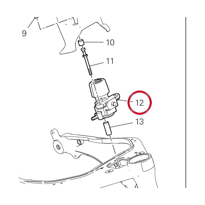 Commutateur À clé 65240371A — réf. 65240371A | Ducati Store