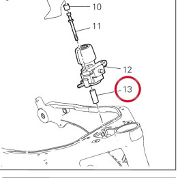 Entretoise 71616041AA — réf. 71616041AA | Ducati Store