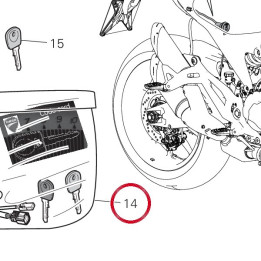 Gr. serrure 59822451A — réf. 59822451A | Ducati Store