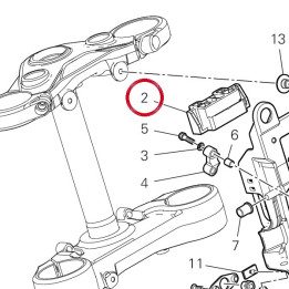 Support connecteur 86613101B — réf. 86613101B | Ducati Store