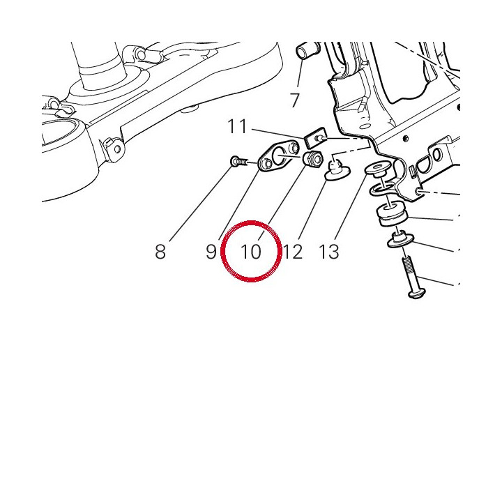 Fixation guide 8301L081A — réf. 8301L081A | Ducati Store