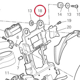 Sous-Cadre avant 8291M941B — réf. 8291M941B | Ducati Store