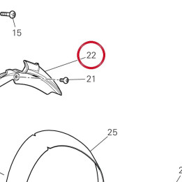 Encadrement phare supérieur — réf. 24717182A | Ducati Store