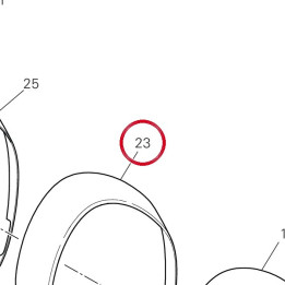 Encadrement phare 4601L982A — réf. 4601L982A | Ducati Store