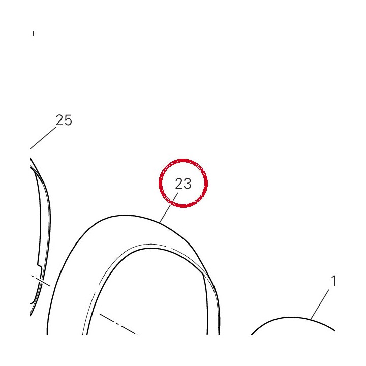 Encadrement phare 4601L982A — réf. 4601L982A | Ducati Store
