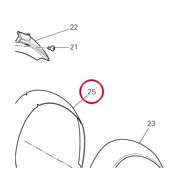 Tampon caoutchouc 86613341A — réf. 86613341A | Ducati Store
