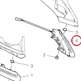 Clignotant avant gauche — réf. 53010474A | Ducati Store