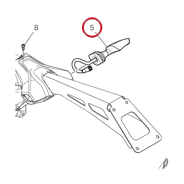 Clignotant gauche 53010511A — réf. 53010511A | Ducati Store