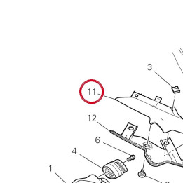 Support supérieur droit — réf. 8291N201A | Ducati Store