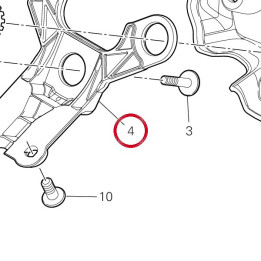 Support 8291N061A — réf. 8291N061A | Ducati Store
