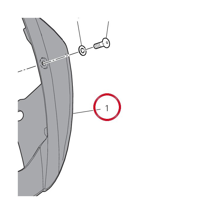 Capot avant 48114311AC — réf. 48114311AC | Ducati Store