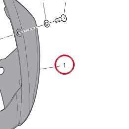 Capot avant 48114311AE — réf. 48114311AE | Ducati Store