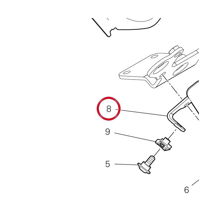 Equerre 8301L781AA — réf. 8301L781AA | Ducati Store