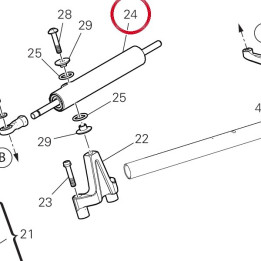 Amortisseur de direction — réf. 36420223A | Ducati Store