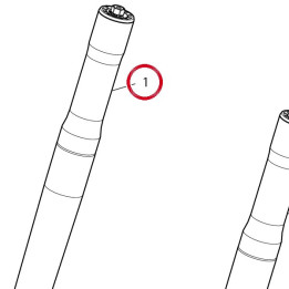 Fourche complète droit — réf. 34421302A | Ducati Store