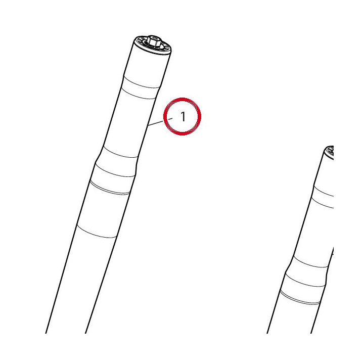 Fourche complète droit — réf. 34421302A | Ducati Store