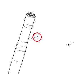 Fourche complète gauche — réf. 34521302A | Ducati Store