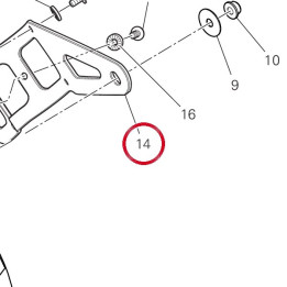 1803 Silencers bracket — réf. 96413601BA | Ducati Store