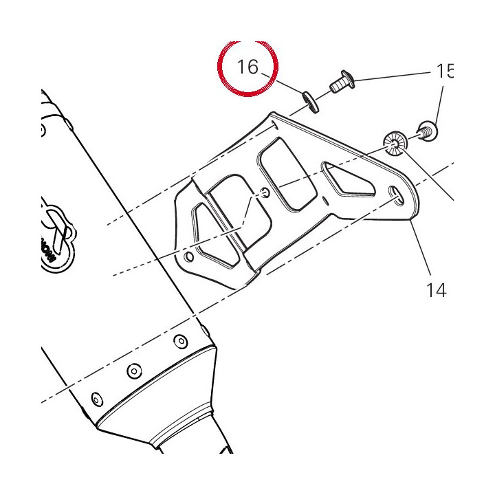 Rondelle dentelee 85550081A — réf. 85550081A | Ducati Store