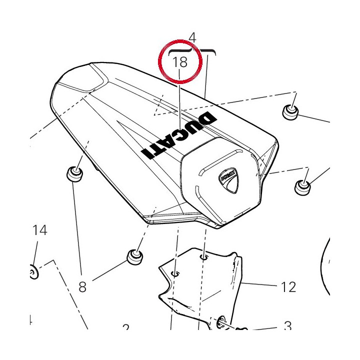 Decalcomanie 4381F251A — réf. 4381F251A | Ducati Store
