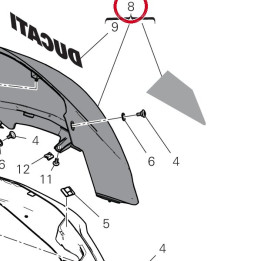 Assieme coperchio gauche — réf. 480PC252AD | Ducati Store